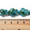 Synthetic Turquoise Dyed Beads Strands G-P507-05Q-3