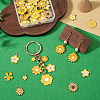 36Pcs 18 Styles Alloy Enamel Pendants ENAM-TA0004-07-7