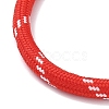 Ployester Core-Wrapped Round Cord Necklace Making KK-CBACFA2-03G-25-2