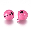 Baking Paint Iron Bell Pendants IFIN-WH0052-03I-1