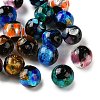Handmade Silver Foil Glass Beads LAMP-F047-04C-1