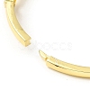 Rectangle & Donut Colorful Cubic Zirconia Hinged Bangle BJEW-G659-02G-4