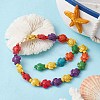 Synthetic Turquoise Beads Strands G-YW0001-50B-5