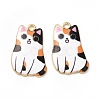 Alloy Enamel Pendants ENAM-M046-12G-A-2