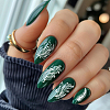 Stainless Steel DIY Nail Art Templates MRMJ-WH0092-035-5
