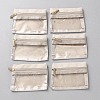 6Pcs Rectangle Polyester Jewelry Storage Bags ABAG-WH20006-11A-1
