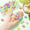 60Pcs 6 Colors Opaque Acrylic European Beads SACR-CJ0001-92-4