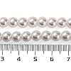 Baking Paint Pearlized Glass Pearl Round Bead Strands PEAR-H019-02B-04-5