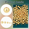 PandaHall Elite 300Pcs 5 Styles Brass Beads KK-PH0005-96-4