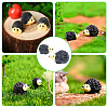 40Pcs 2 Styles Resin Hedgehog Display Decoration DJEW-SP0001-42-7