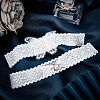 Polyester Lace Elastic Bridal Garters DIY-WH0308-148B-5