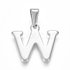 Non-Tarnish 304 Stainless Steel Pendants STAS-F106-95P-W-01-1