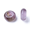 Natural Amethyst European Beads X-G-G740-12x6mm-13-2