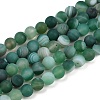 Natural Grade A Striped Agate/Banded Agate Beads Strands G-E478-08-8MM-2