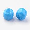 8/0 3mm Baking Paint Glass Seed Beads Loose Spacer Beads X-SEED-S002-K17-2