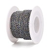 Iron & ABS Plastic Imitation Pearl Tennis Chains CH-Q006-01A-04-2