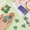 SUNNYCLUE 18Pcs 9 Styles Saint Patrick's Day Alloy Enamel Pendants ENAM-SC0004-61-3