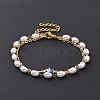 PVD Vacuum Plating 304 Stainless Steel Multi-strand Bracelets BJEW-E054-01G-E-2