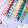 13 Pairs 13 Colors Polyester Cord Shoelace AJEW-TA0002-48-8