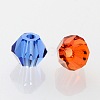 Faceted Bicone Transparent Glass Beads GLAA-E019-3mm-M2-2