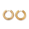 202 Stainless Steel Polishing Hoop Earrings EJEW-M106-02G-02-4