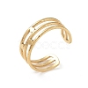 12Pcs Ion Plating(IP) 304 Stainless Steel Open Cuff Rings RJEW-G312-03G-2