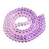 Baking Paint Transparent Glass Beads DGLA-M001-8mm-01-2