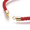 Cotton Cord Bracelet Making KK-F758-03-G-3