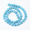 Natural Blue Quartz Beads Strands G-R345-6mm-29-1-2