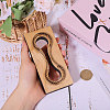 Rectangle Wooden & Carbon Steel Leather Die Cutting Mold DIY-WH0622-220-3
