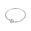 TINYSAND Rhodium Plated 925 Sterling Silver Bracelet Making TS-B-067-17-2