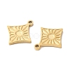 Ion Plating(IP) 316L Surgical Stainless Steel Charms STAS-H213-40G-3