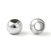 Plating Plastic Acrylic Round Beads PACR-L003-3mm-S-2