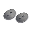 Non-Magnetic Hematite Buttons G-S075-2-2