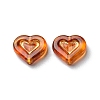 Imitation Amber Transparent Acrylic Beads X-MACR-D071-02D-3