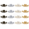 16Pcs 4 Colors Flower Polyester Iron on/Sew on Patches DIY-GF0011-68-1