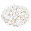 Round Natural White Jade Beads Strands G-NB0005-14A-1