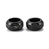 Frosted 201 Stainless Steel European Beads STAS-B020-13EB-3