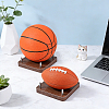 MDF Sport Ball Display Stands with Metal Support ODIS-WH0099-282-4