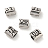 Oval with Constellation 304 Stainless Steel Beads STAS-E215-05AS-11-1