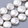 Natural Baroque Pearl Keshi Pearl Beads Strands PEAR-S012-27B-1
