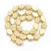 Grade AA Electroplated Non-magnetic Synthetic Hematite Beads Strands G-G780-01G-2