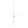 Glass Teardrop Big Pendant Decorations HJEW-M005-05D-G-2