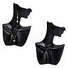 Bust Shaped Resin Necklace Display Stands NDIS-WH0003-017-1
