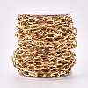 Ion Plating(IP) 304 Stainless Steel Paperclip Chains CHS-F009-02A-G-3