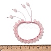 Adjustable Natural & Synthetic Mixed Gemstone Beads Braided Bead Bracelets for Women BJEW-L713-B-6