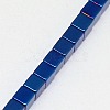 Electroplate Non-magnetic Synthetic Hematite Beads Strands G-J170A-3x3mm-02-3