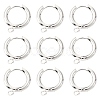 201 Stainless Steel Huggie Hoop Earring Findings STAS-P283-01E-S-2