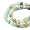 Natural Flower Amazonite Beads Strands Z26N5017-3