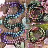 2 Strands Natural African Bloodstone Beads Strands G-SP0001-27-6